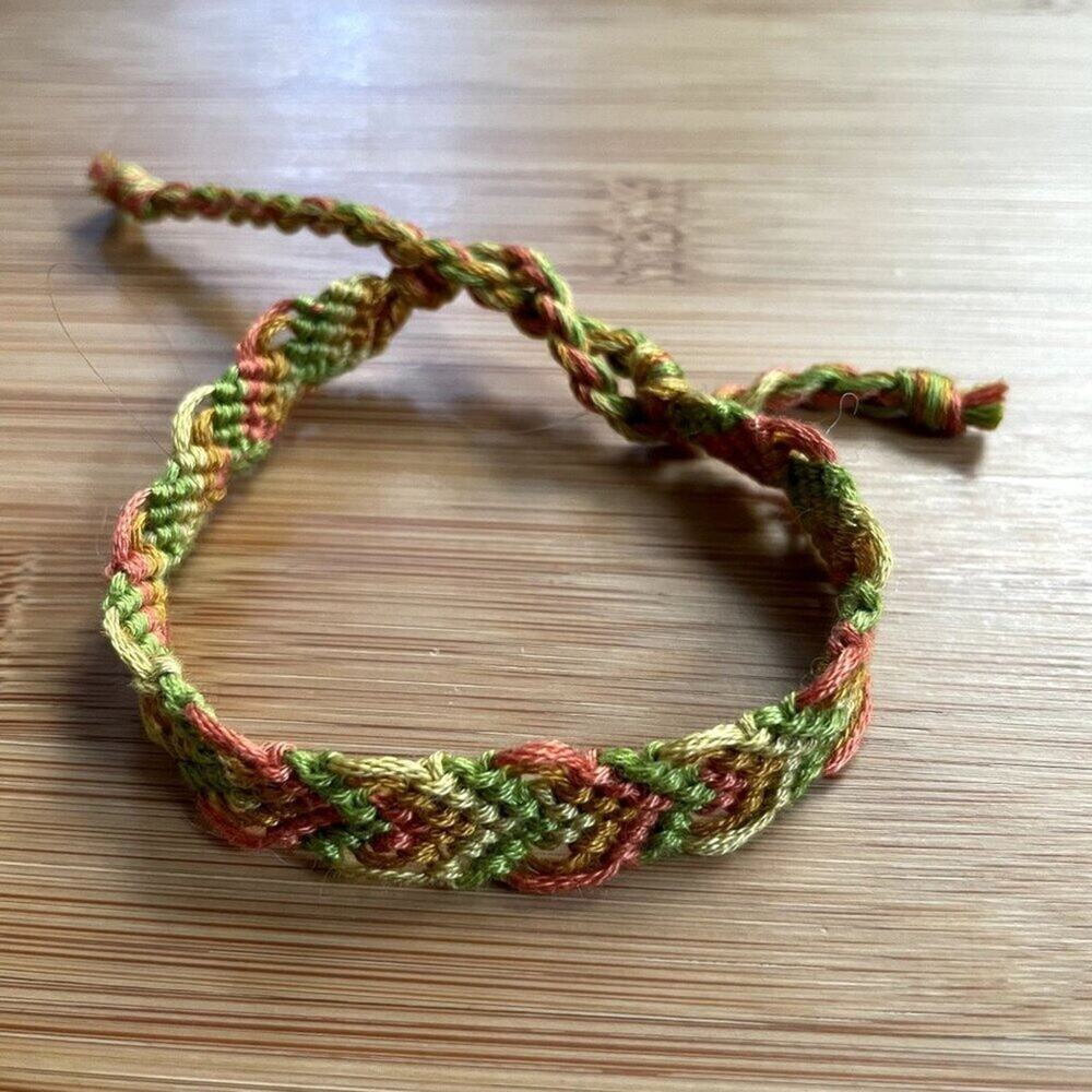 Nadine Woven Bracelet anklet trendy comfortable tie embroidery thread woven gift